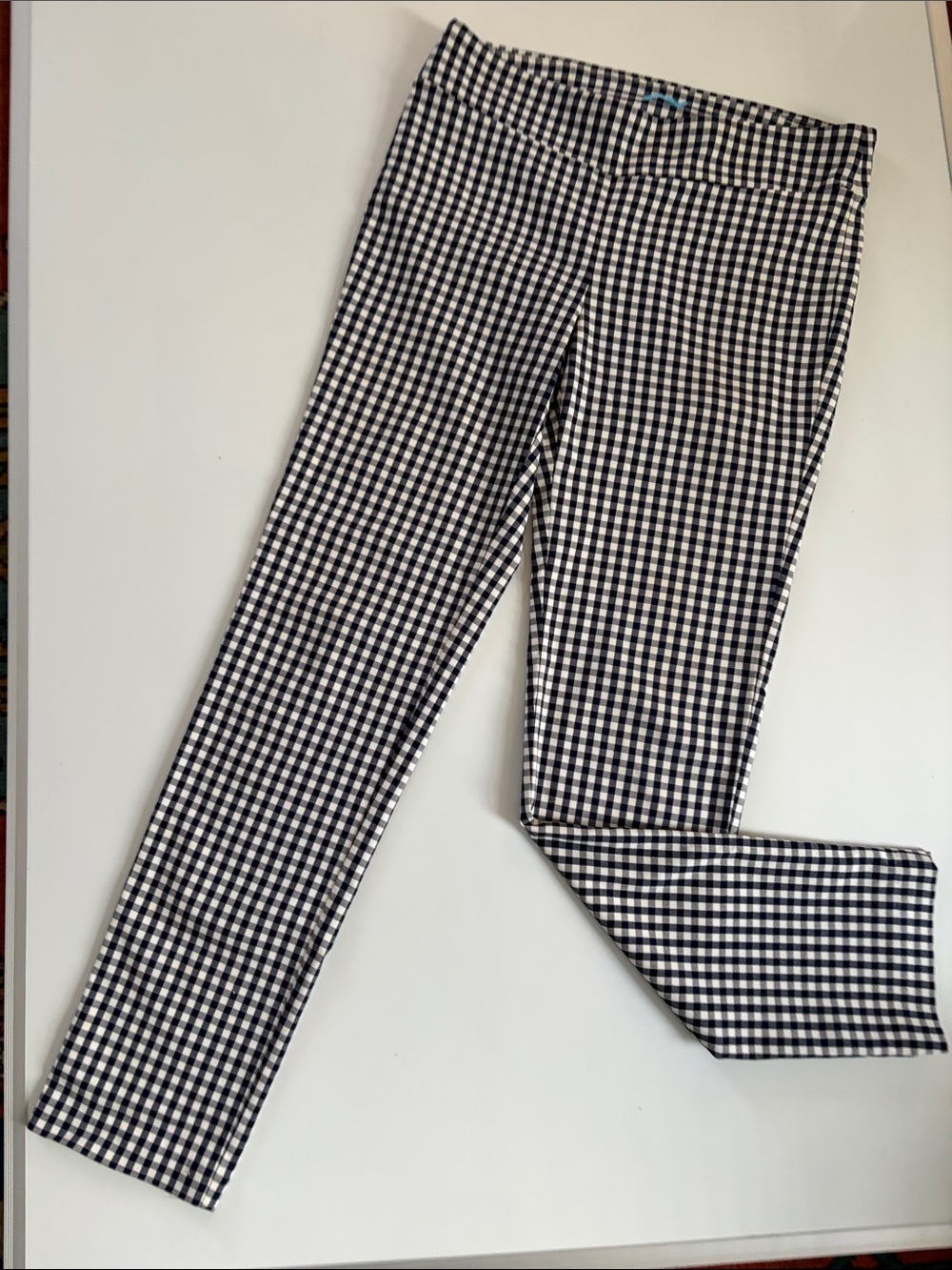 J McLaughlin Masie Ankle pants Size 12 Ginham Check